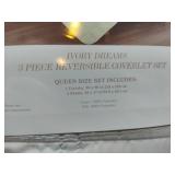 Bella Russo Ivory 3-Pc Coverlet Set