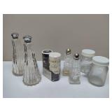 Lot of Glass Salt & Pepper Shakers