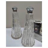 Lot of Glass Salt & Pepper Shakers