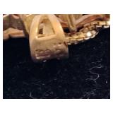 Silver Heart w/Garnet Pendant & Necklace Stamped 925