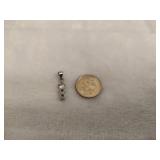 Small "B" Pendant Stamped 18KGP