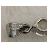 Small "B" Pendant Stamped 18KGP