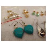 Lot of Asst Silver Jewelry Pieces