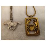 Avon Stamped Necklaces & Tweety Watch Pendant