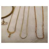 Lot of Gold Tone Costume Jewelry