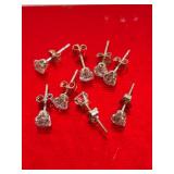 Silver Studs Stamped 925