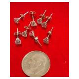 Silver Studs Stamped 925