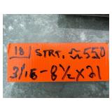 3/16" Tempered Glass (LARGE LOT - 6 Pallets: P13, P18, P21, P22, P26, P28)