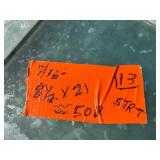 3/16" Tempered Glass (LARGE LOT - 6 Pallets: P13, P18, P21, P22, P26, P28)