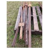 Steel Fence U-Posts (Lot of 5)