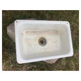 Single Cast Iron Sink