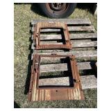 2 Cast Iron Furnace Doors
