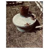 Galvanized Smoker Pot