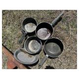 Aluminum Pots, Pie Pan (5 items)