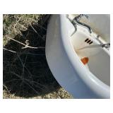 Antique Half-round Cast Iron Bathroom Sink