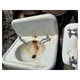 Antique Square Cast Iron Bathroom Sink