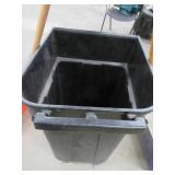 SNOW SHOVELS, TARPS AND 50 GALLON WASTE BIN