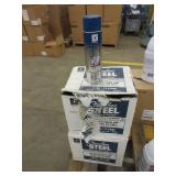 A PALLET OF FLOOR AND STAINLESS STEEL CLEANER