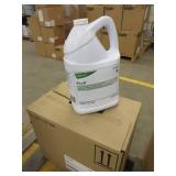 A PALLET OF FLOOR AND STAINLESS STEEL CLEANER