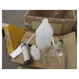 ASSORTED PLASTIC BOTTLES AND PUMPS - MOSTLY NEW