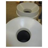 RUBBERMAID TRASH BINS WITH LIDS