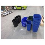 ASSORTED TRASH BINS