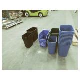 ASSORTED TRASH BINS