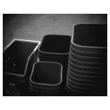 ASSORTED TRASH BINS