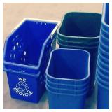 ASSORTED TRASH BINS