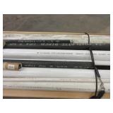 ASSORTED PVC, BLACK PIPE, STAINLESS STEEL TUBING