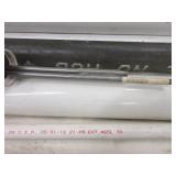 ASSORTED PVC, BLACK PIPE, STAINLESS STEEL TUBING