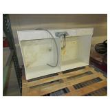 MUSTEE DOUBLE BASIN UTILITY SINK