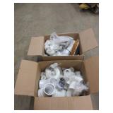 PVC PLUMBING FITTINGS-MOSTLY NEW