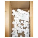 PVC PIPE, CONNECTORS AND PIECES - MOSTLY NEW