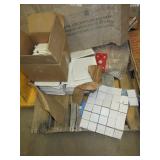 ASSORTED SIZE AND COLOR CERAMIC TILE-NEW