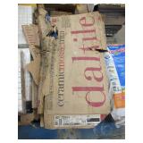 ASSORTED COLOR AND SIZE CERAMIC TILE AND GROUT - NEW