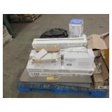 ASSORTED SIZE AND COLOR CERAMIC TILE AND SOME GROUT - NEW