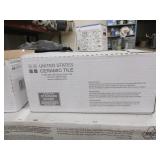 ASSORTED SIZE AND COLOR CERAMIC TILE AND SOME GROUT - NEW