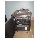 DJ / MOBILE CONTROL RACK SYSTEM WITH COMPONENTS