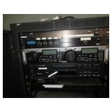 DJ / MOBILE CONTROL RACK SYSTEM WITH COMPONENTS