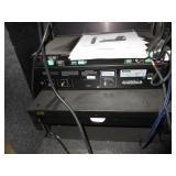 DJ/CONTROL CENTER MOBILE RACK SYSTEM WITH COMPONENTS