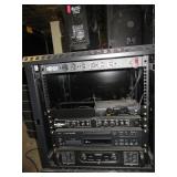 LINIER RACK SYSTEM WITH COMPONENTS