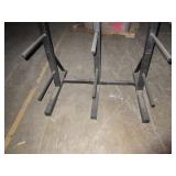 BLACK STEEL WEIGHT STORAGE RACK