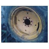 Pair of Used 16.9-24 Armstrong Industrial Tractor Tires on Band Dual Wheels +1 Other