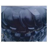 Pair of Used 16.9-24 Armstrong Industrial Tractor Tires on Band Dual Wheels +1 Other