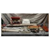 Assortment of Automotive Lights and Wiring Components