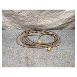 Approx 50 ft Heavy Duty Extension Cord with Yellow Ends