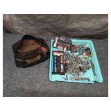 Assortment of Wrenches and Sockets with Carrying Case