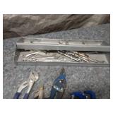 Collection of Hand Tools with Metal Tool Chest