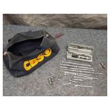 Impact Driver Set with Assorted Socket Extensions and Adapters